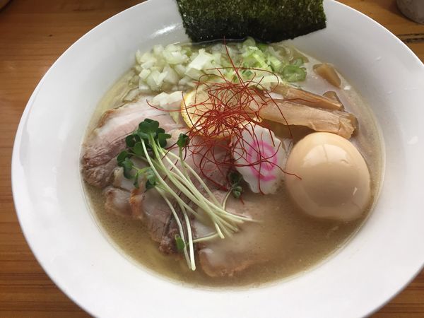 「限定 焼鯛だしラーメン」@らーめん ポパイの写真