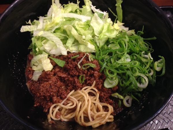 「汁なし担担麺（麺140g）2辛」@広島式 汁無し担担麺 湯島ひよこ堂の写真