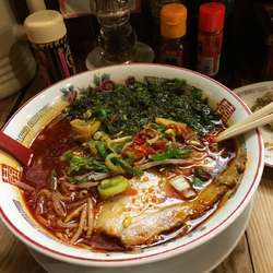 豆鼓そば　激辛