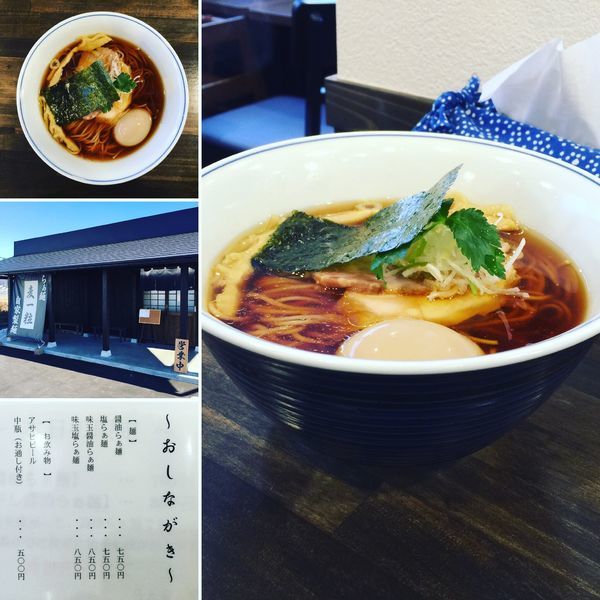 「味玉醤油らぁ麺」@らぁ麺  麦一粒の写真