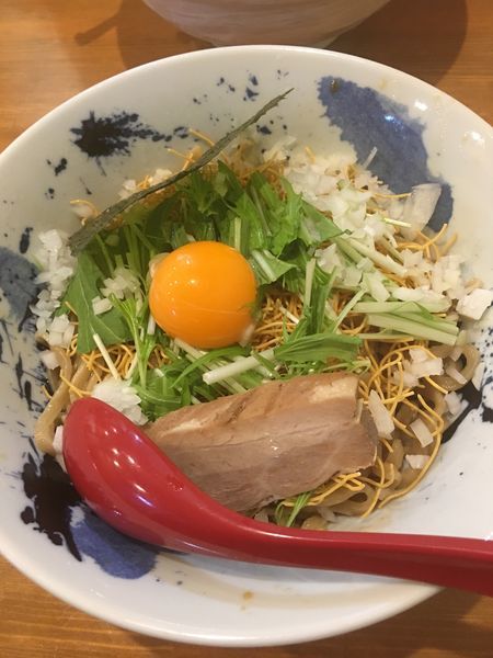 「バリバリ油そば」@ラーメン カワタカの写真