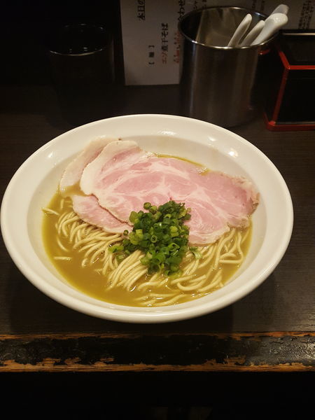 「牡蠣と浅蜊の合わせそば」@灰汁中華 丿貫 福富町本店の写真