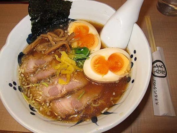 「ちゃーしゅうめん　950円＋双子の味玉　100円」@与ろゐ屋の写真