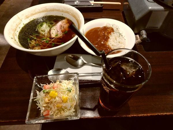 「牛骨醤油ラーメン定食(並盛)1,058円」@わぎゅう専科 焼肉屋の写真