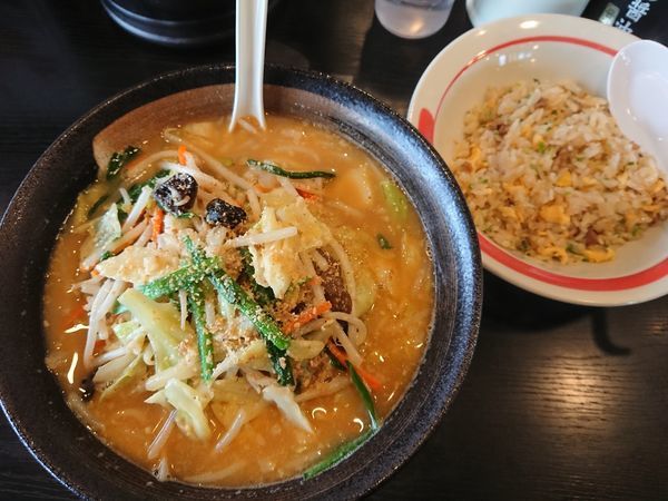 「味噌野菜らーめん」@幸楽苑 松戸古ヶ崎店の写真