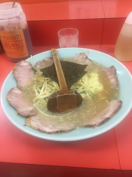 「ネギチャーシュー中」@ラーメンショップ 川崎水沢店の写真