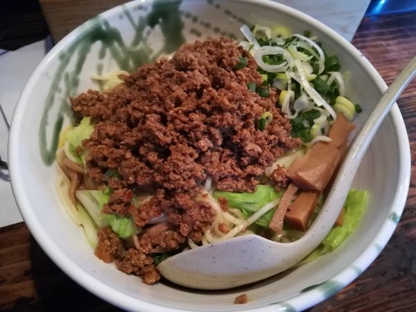「12/26汁無担々麺大盛り880円」@啜磨専科の写真