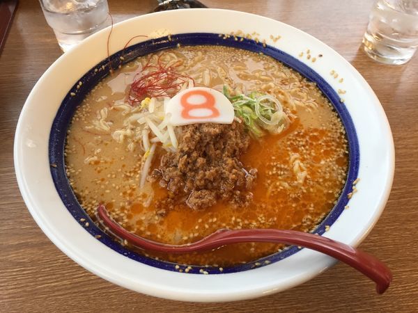 「担々麺大盛り」@8番らーめん 八尾店の写真