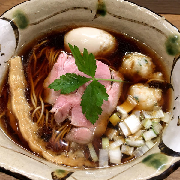 「特製炙り正油そば　980円」@麺屋 椿丸の写真