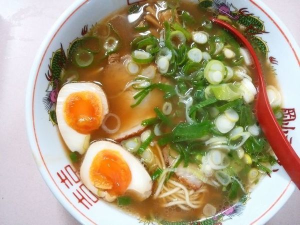 「ねぎ中華＋たまご」@中華そば 後楽本舗の写真