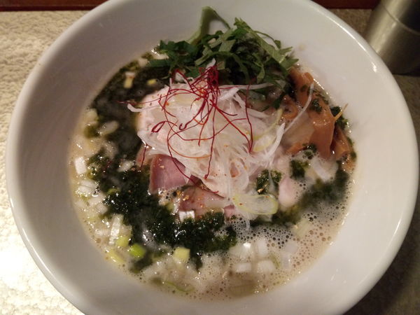 「大葉OILの鶏白湯」@がふうあんの写真