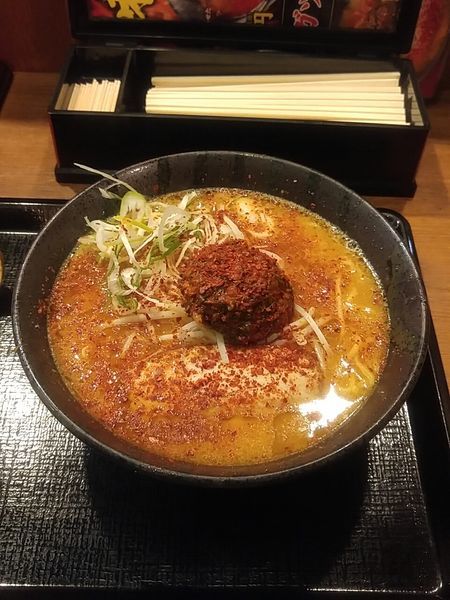 「季節限定　ドラコン味噌ラーメン　830円」@伝丸 17号渋川伊香保IC店の写真