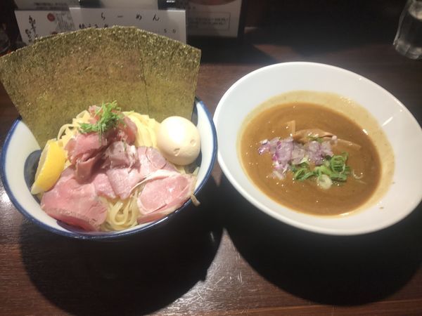 「得のせ純濃煮干しつけ麺 890円」@九十九里煮干つけ麺 志奈田の写真