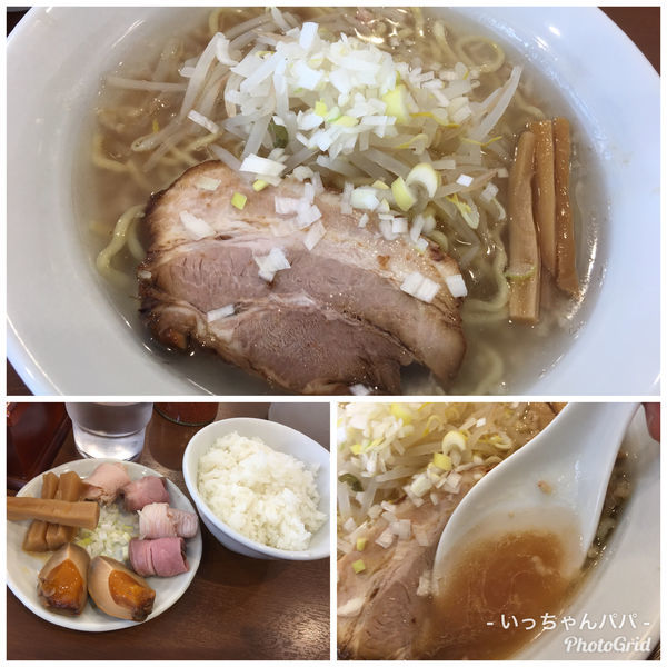 「背脂醤油らーめん 750円  他いつものヤツ（笑）」@中華そば 七麺鳥の写真
