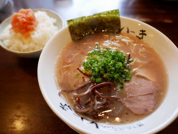 「らーめん ハリガネ＋明太ごはん」@博多長浜らーめん いっきの写真