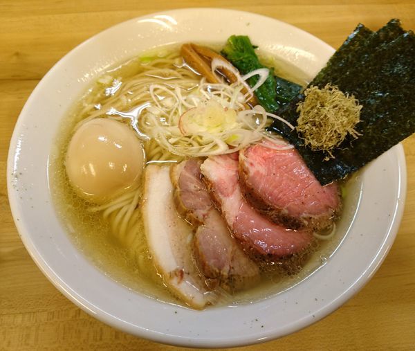 「特製　魚介鶏だし塩らぁめん」@麺処 有彩の写真