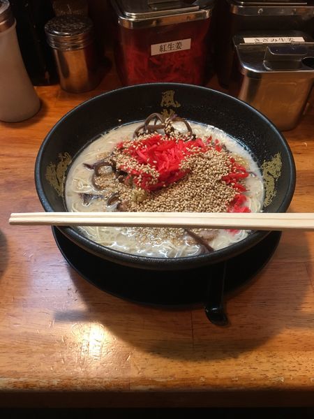 「とんこつラーメン」@博多風龍 高田馬場店の写真
