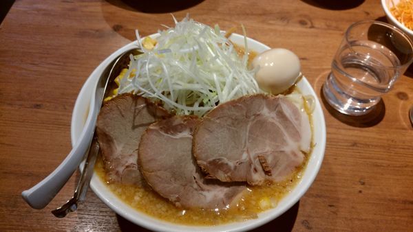 「得野菜たっぷり味噌ラーメン大盛り」@ラーメン 嘉祥の写真