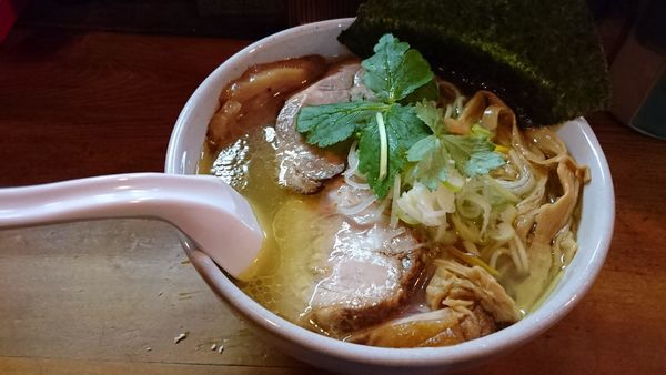 「天草大王の鳥塩そば」@らーめん つけめん 和み屋の写真