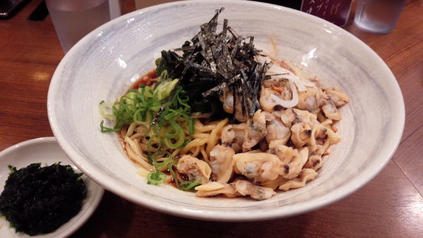 「魚がしそば」@魚介系まぜそば専門店 魚がしそば 新橋本店の写真