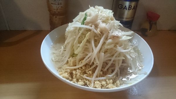 「しお・大・ショウガ(ヤサイアブラ)￥９５０」@豚星。の写真