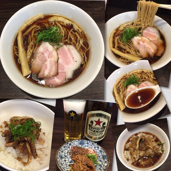 「醤油ラーメン680円他」@かしわぎの写真