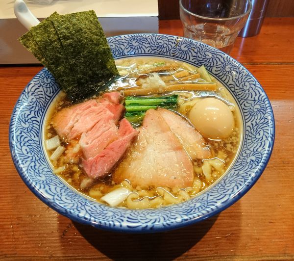 「特製手揉み中華蕎麦 醤油」@麺処 ほん田の写真