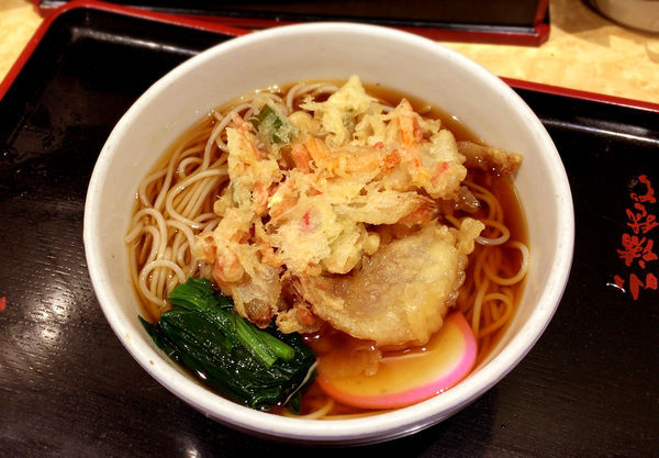 「かき揚げそば(360円)」@小諸そば 京橋店の写真