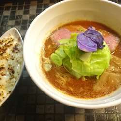 海老リッチらーめん 焼きチーズ飯