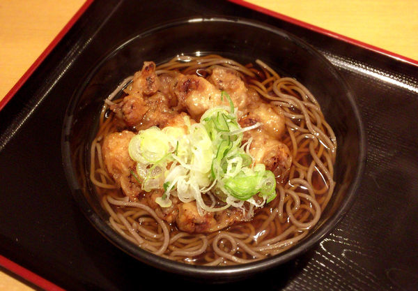 「ゲソ天そば(390円)」@よもだそば 日本橋店の写真