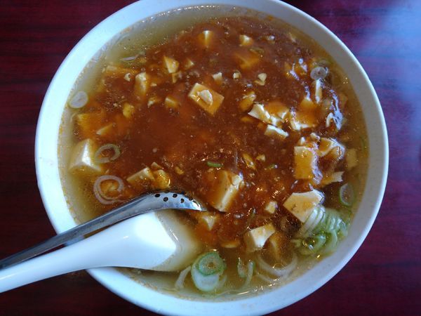 「麻婆メン（半チャーハンセット）」@ラーメンハウス 孫悟空の写真