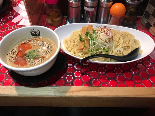 「西京味噌坦々つけ麺 880円+ご飯150円 すべて大盛無料」@京つけめん つるかめ 本店の写真
