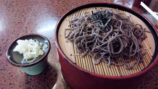「ざるそば（二枚）」@そば処ふもと屋の写真