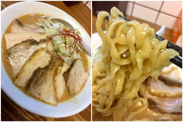 「【限定】白湯味噌チャーシュー ￥1100」@くじら食堂の写真