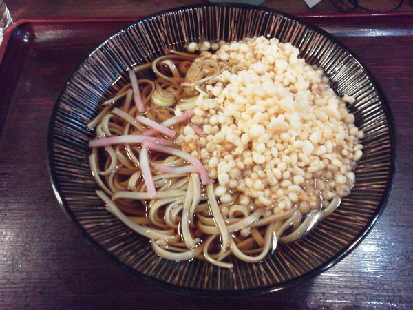 「たぬきそば 360円」@生そば 玉川 池袋東口店の写真