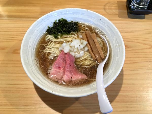 「純米酒高千代＋煮干らぁ麺」@麺屋 さくら井の写真