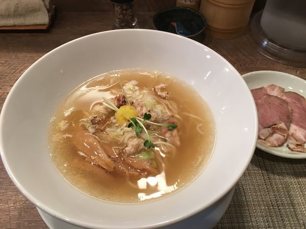 「鯛塩そば（淡麗）クーポン500円」@狐狸丸の写真