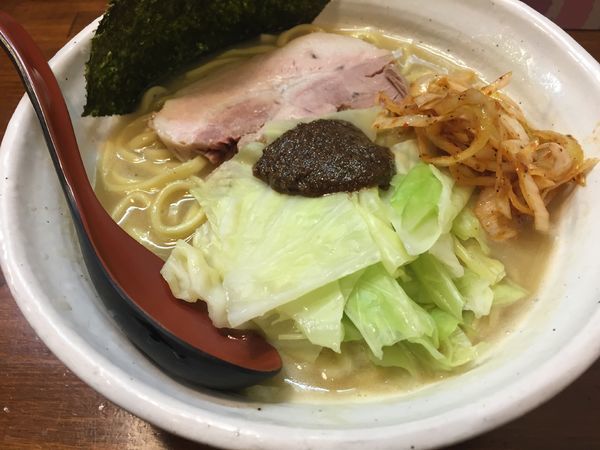 「熟成練り醤油らーめん：700円」@『   』（無銘）の写真