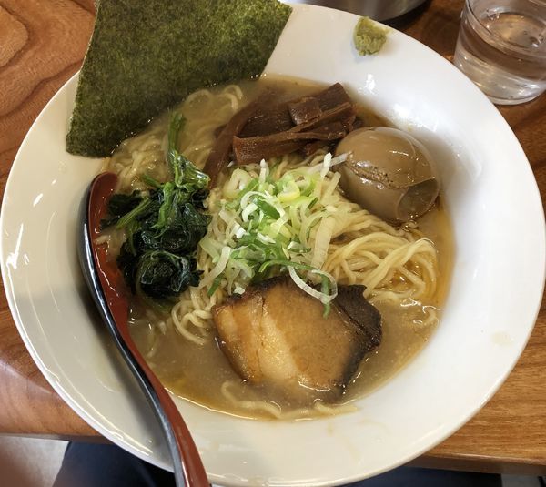 「オマール海老だし味玉らーめん＋ミニチャーハン￥900＋150」@麺屋 三男坊の写真