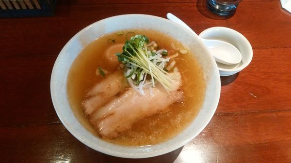 「お魚あっさりらーめん(味玉入り)」@麺 匠仁坊の写真
