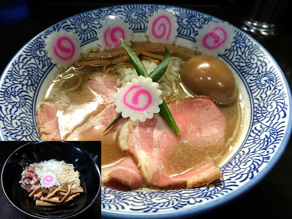 「煮干しそば+和え玉+他」@中華そば いづるの写真