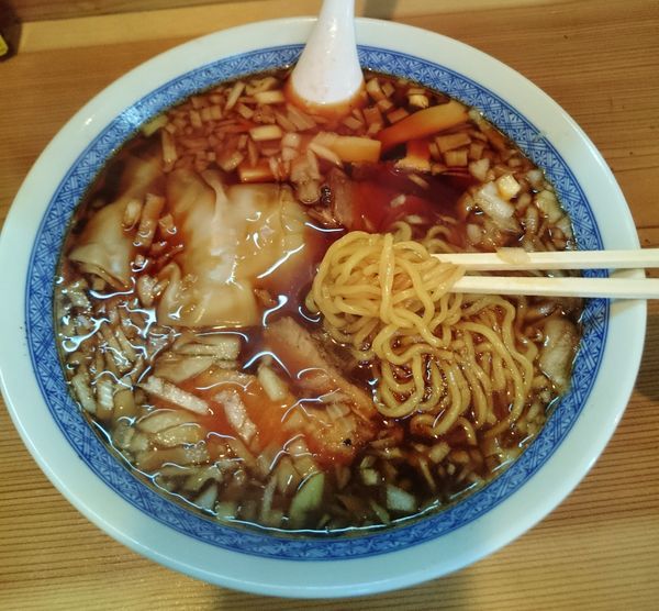 「チャーシューワンタン麺  1000円」@麺酒盗ざい八の写真