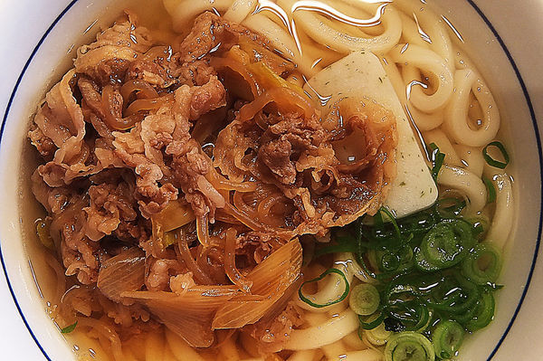 「肉うどん(並)」@なか卯 せんげん台店の写真