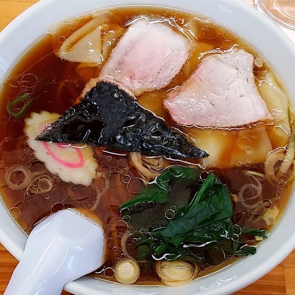 「ワンタンメン　８５０円」@手打ちラーメン いまの家の写真