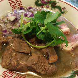 【限定】ラム肉煮干し手揉みらーめん １１５０円