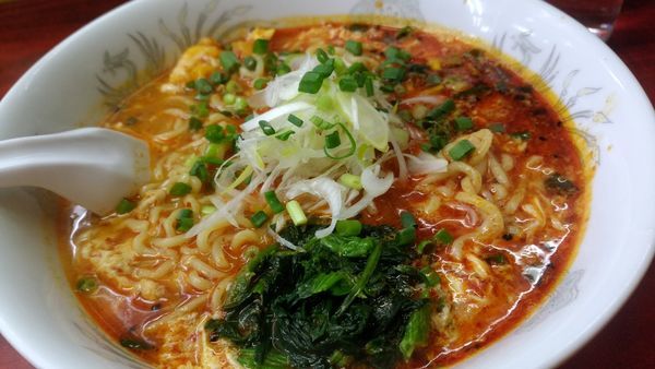 「ドラたんたんめん辛さドラごん級750円」@らーめん ドラごんちの写真