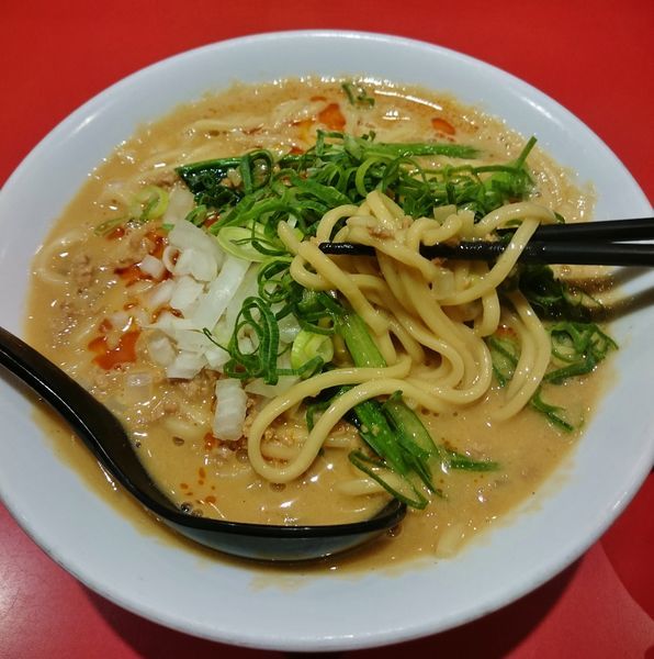 「担々ラーメン  850円」@つけめん工房 浅草製麺所の写真