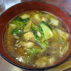 かきうま煮らぁめん ９８０円 ※季節限定メニュー