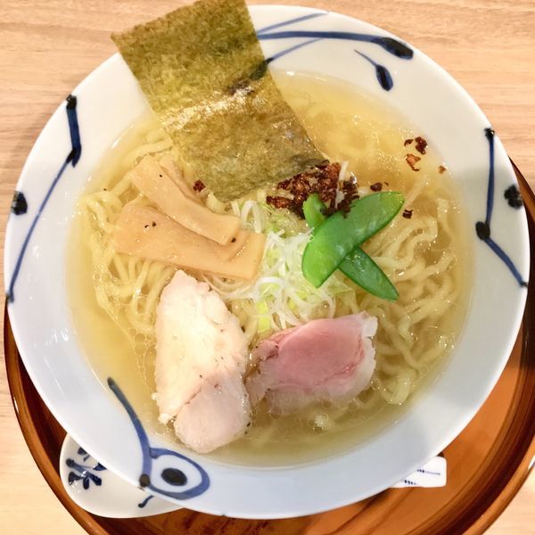 「鶏 塩らーめん680円」@麺や 空月の写真