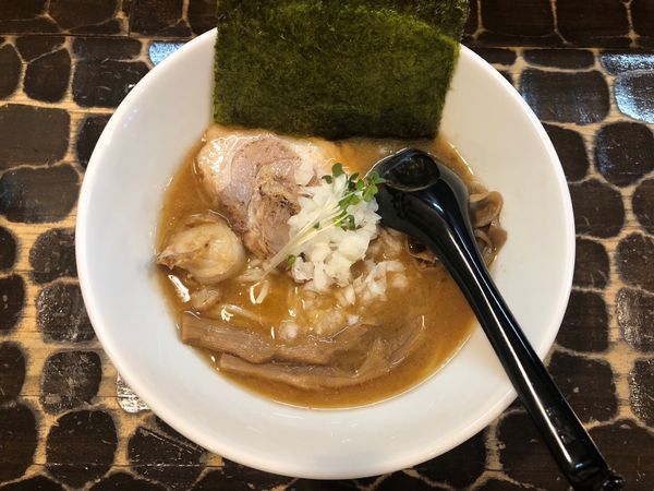 「ホタテ鶏白湯」@ラーメン 樂只の写真